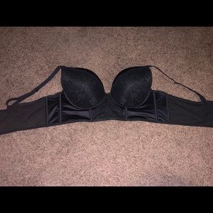 Push up plunge bra